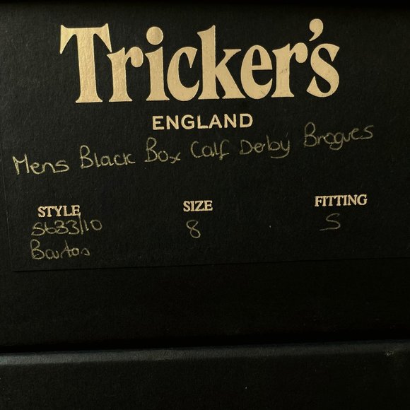 TRICKER'S - STOW BLACK COUNTRY BOOT - US 8 - Picture 2 of 4